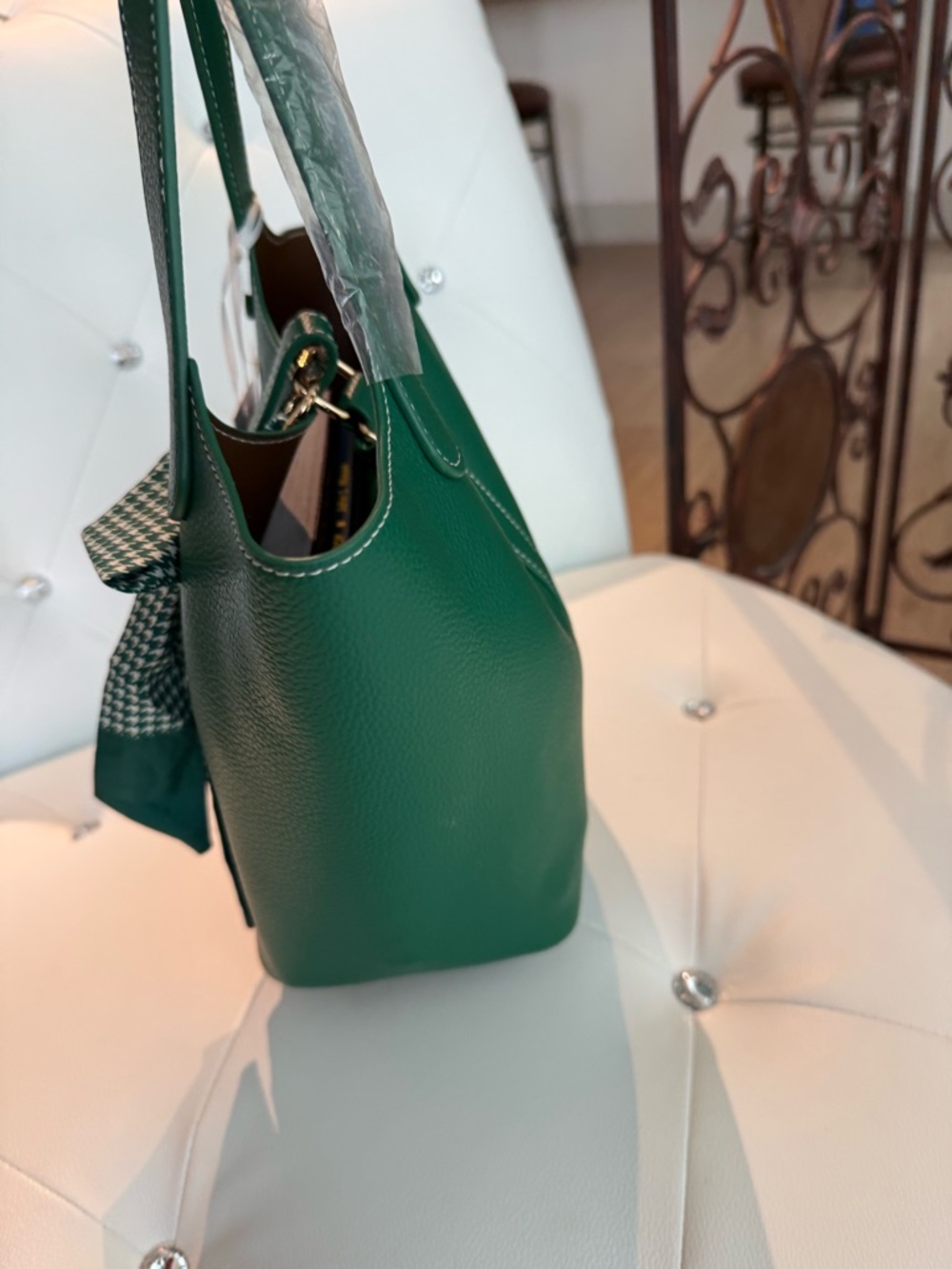 Y2K - 👜 Kayla + Ava Green Top Handle Tote & Crossbody Set - Picture 10 of 10